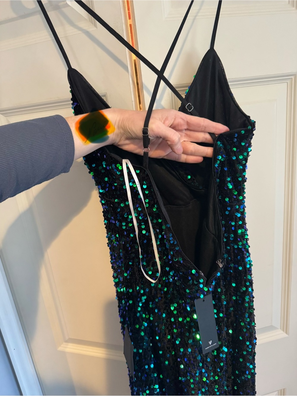 Lulus Sequin dress NEW - Picture 5 of 9